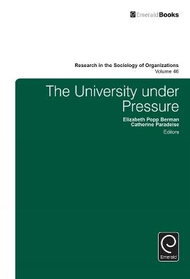 The University under Pressure - cover