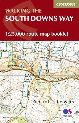 The South Downs Way Map Booklet: 1:25,000 OS Route Mapping - Kev Reynolds - cover