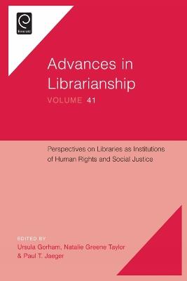 Perspectives on Libraries as Institutions of Human Rights and Social Justice - cover