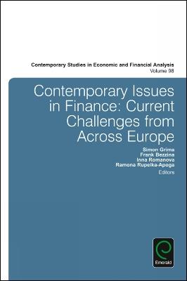 Contemporary Issues in Finance: Current Challenges from Across Europe - cover