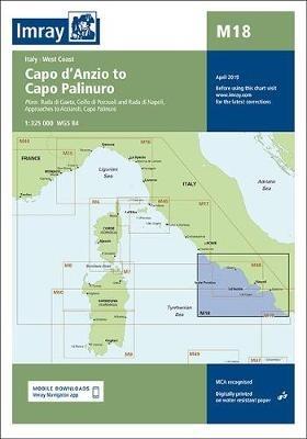 Imray Chart M18: Capo d'Anzio to Capo Palinuro - Imray - cover