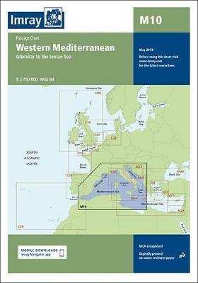 Imray Chart M10: Western Mediterranean - Imray - cover