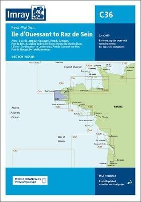Imray Chart C36: Ile d'Ouessant to Raz de Seine - Imray - cover