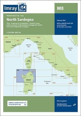 Imray Chart M8: North Sardegna - Imray - cover
