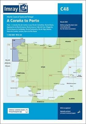 Imray Chart C48: A Coruna to Porto - Imray - cover