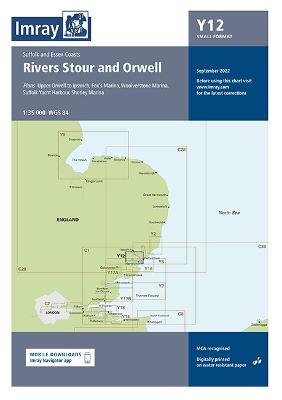 Imray Chart Y12: Rivers Stour and Orwell - Imray - cover