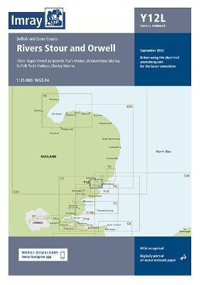 Imray Chart Y12 Laminated: Rivers Stour and Orwell - Imray - cover