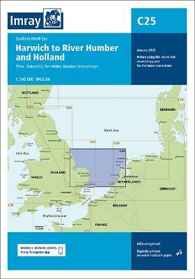 Imray Chart C25: Harwich to River Humber and Holland - Imray - cover