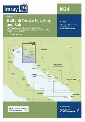 Imray Chart M24: Golfo di Trieste to Losinj and Rab - Imray - cover