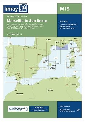 Imray Chart M15: Marseille to San Remo - Imray - cover