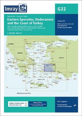 Imray Chart G32: Eastern Sporades, Dodecanese & the Coast of Turkey - Imray - cover