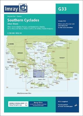 Imray Chart G33: Southern Cyclades - Imray - cover