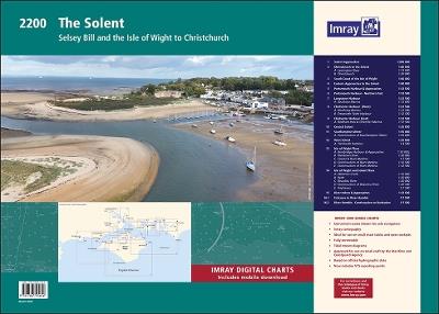 2200 The Solent Chart Pack: Selsey Bill and the Isle of Wight to Christchurch - Imray - cover