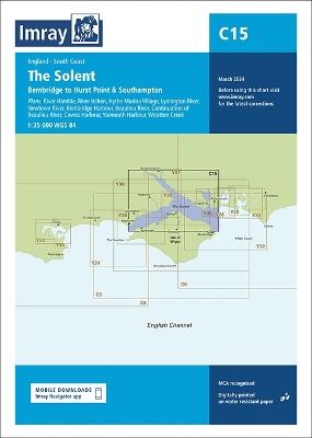 Imray Chart C15 The Solent: Bembridge to Hurst Point and Southampton - Imray - cover