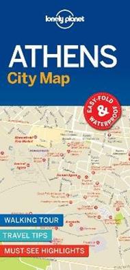 Lonely Planet Athens City Map