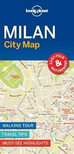 Lonely Planet Milan City Map