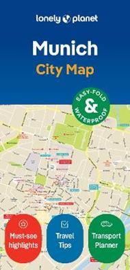 Lonely Planet Munich City Map: Durable, Waterproof, Easy-Fold Planning Map with Attractions & Walking Tours