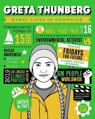 Great Lives in Graphics: Greta Thunberg - cover