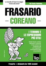Frasario Italiano-Coreano e dizionario ridotto da 1500 vocaboli