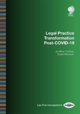 Legal Practice Transformation Post-COVID-19 - Jonathan Fortnam - cover