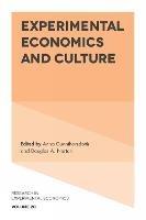 Experimental Economics and Culture - cover