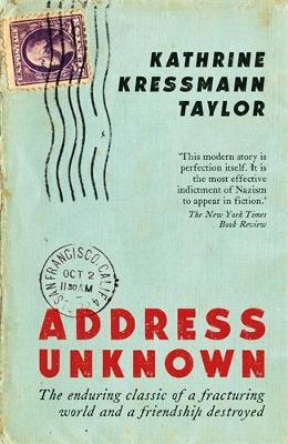 Address Unknown - Kathrine Kressmann Taylor - cover