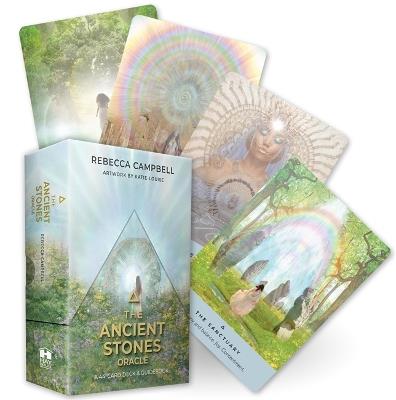 The Ancient Stones Oracle: A 44-Card Deck and Guidebook - Rebecca Campbell - cover