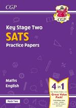 KS2 Maths & English SATS Practice Papers: Pack 2 - for the 2025 tests (with free Online Extras)