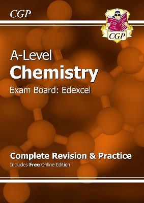 A-Level Chemistry: Edexcel Year 1 & 2 Complete Revision & Practice with Online Edition - CGP Books - cover
