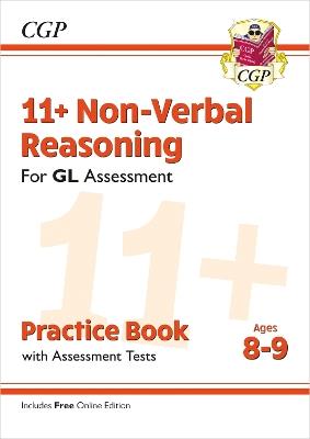 11+ GL Non-Verbal Reasoning Practice Book & Assessment Tests - Ages 8-9 (with Online Edition) - CGP Books - cover