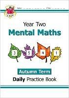 KS1 Mental Maths Year 2 Daily Practice Book: Autumn Term - CGP Books - cover