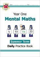 KS1 Mental Maths Year 1 Daily Practice Book: Summer Term - CGP Books - cover