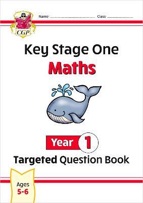 KS1 Maths Year 1 Targeted Question Book - CGP Books - cover
