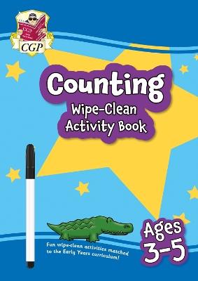 New Counting Wipe-Clean Activity Book for Ages 3-5 (with pen) - CGP Books - cover