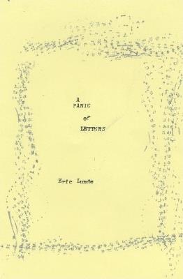 A Panic Of Letters - Eric Lunde - cover