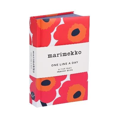 Marimekko One Line a Day (Red Unikko): A Five-Year Memory Book - Marimekko - cover
