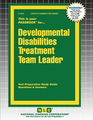 Developmental Disabilities Treatment Team Leader - cover