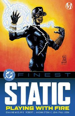 DC Finest: Static: Playing with Fire - cover