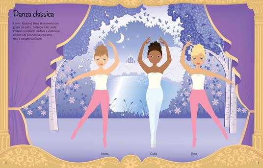 Danzatrici. Con adesivi. Ediz. a colori - Fiona Watt - 4