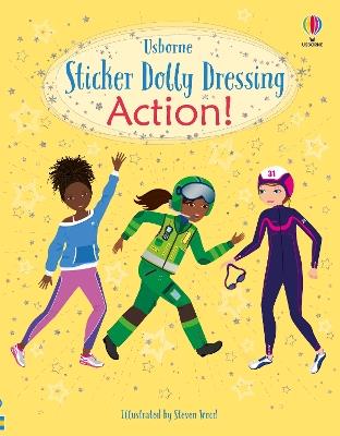 Sticker Dolly Dressing Action! - Fiona Watt - cover