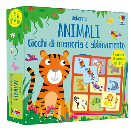 Animali. Ediz. a colori. Con 4 cartelle. Con libro illustrato - Kate Nolan - copertina
