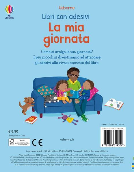 La mia giornata. Con adesivi. Ediz. a colori - Holly Bathie - 3
