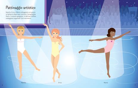 Atlete e danzatrici. Con adesivi - Fiona Watt,Vicky Arrowsmith,Stella Baggott - 2