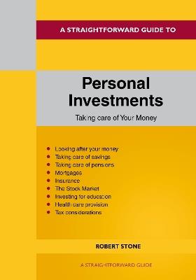 A Straightforward Guide to Personal Investments - Robert Stone - cover