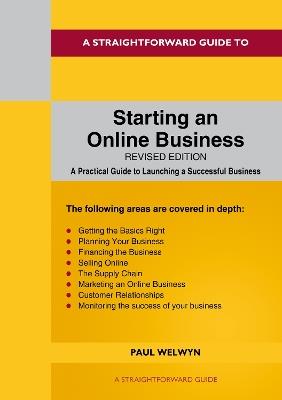 A Straightforward Guide to Starting An Online Business: Revised Edition 2024 - Paul Welwyn - cover