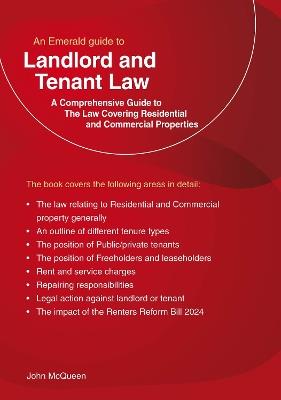 Emerald Guide to Landlord and Tenant Law - Residential and Commercial Property: Revised Edition - John McQueen - cover