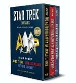 Star Trek Captains - The Autobiographies: Boxed set with slipcase and character portrait art of Kirk, Picard and Janeway a utobiographies