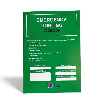 Emergency Lighting Logbook: Updated 2025 - Docs-Store - cover