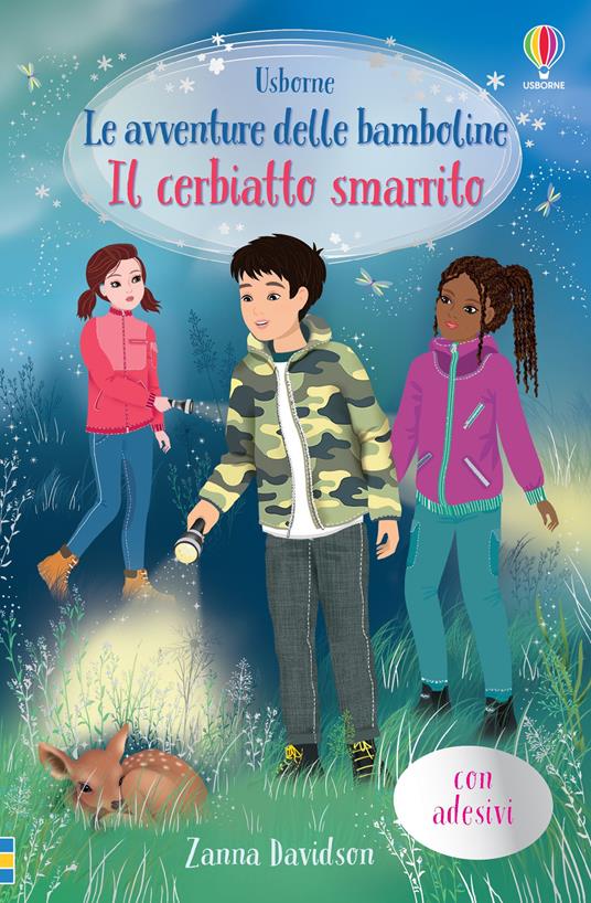 Il cerbiatto smarrito. Con adesivi - Zanna Davidson - copertina