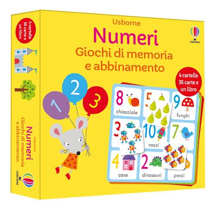 Numeri. Ediz. a colori. Con 4 cartelle. Con libro illustrato - Kate Nolan - copertina